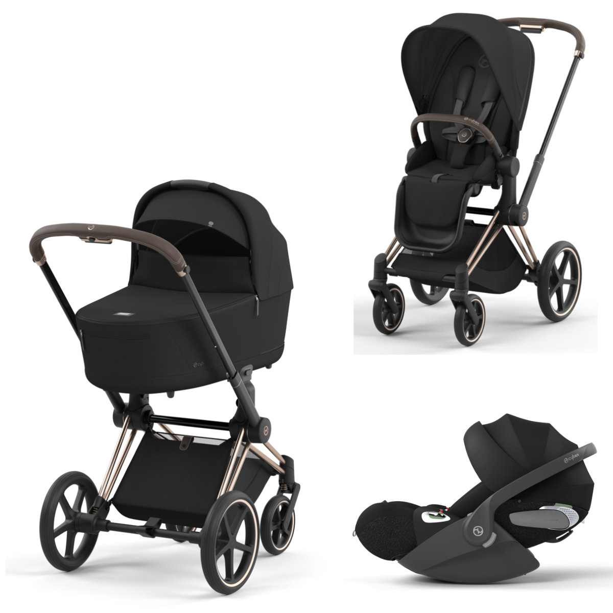 CYBEX PRIAM KINDERWAGEN-SET 3in1 inklusive Babyschale